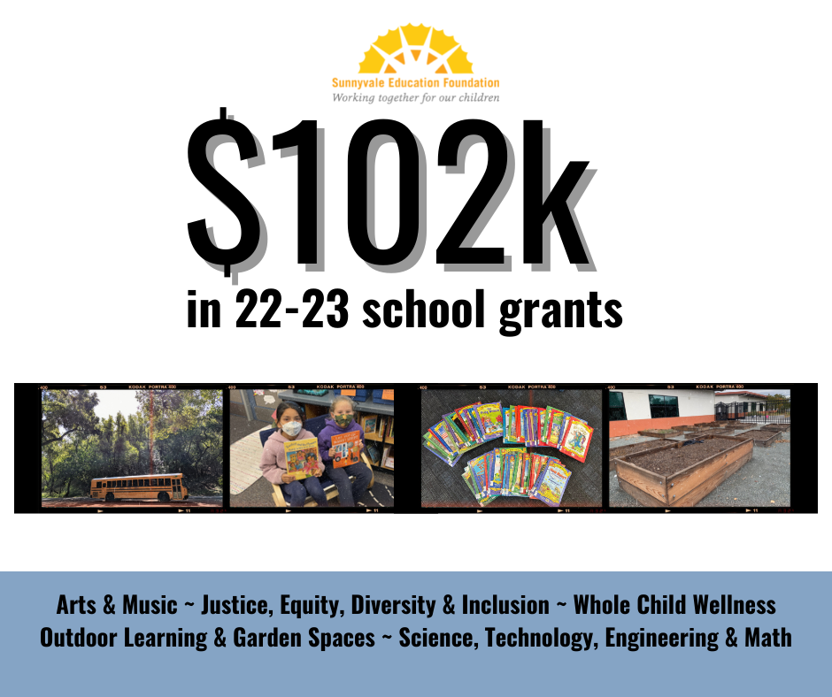 SEF has granted $102,000 this school year!